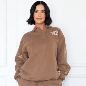 Mayfair x Avery Woods Collared Sweatshirt